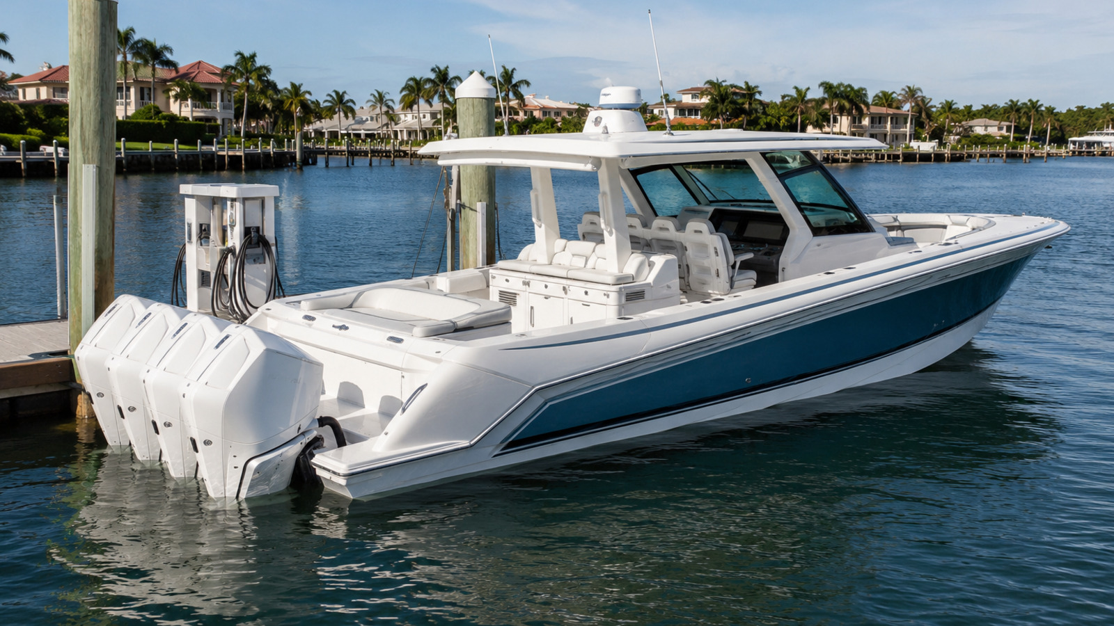 formula boats center console 457 center console sport marina fuel dock profile 23