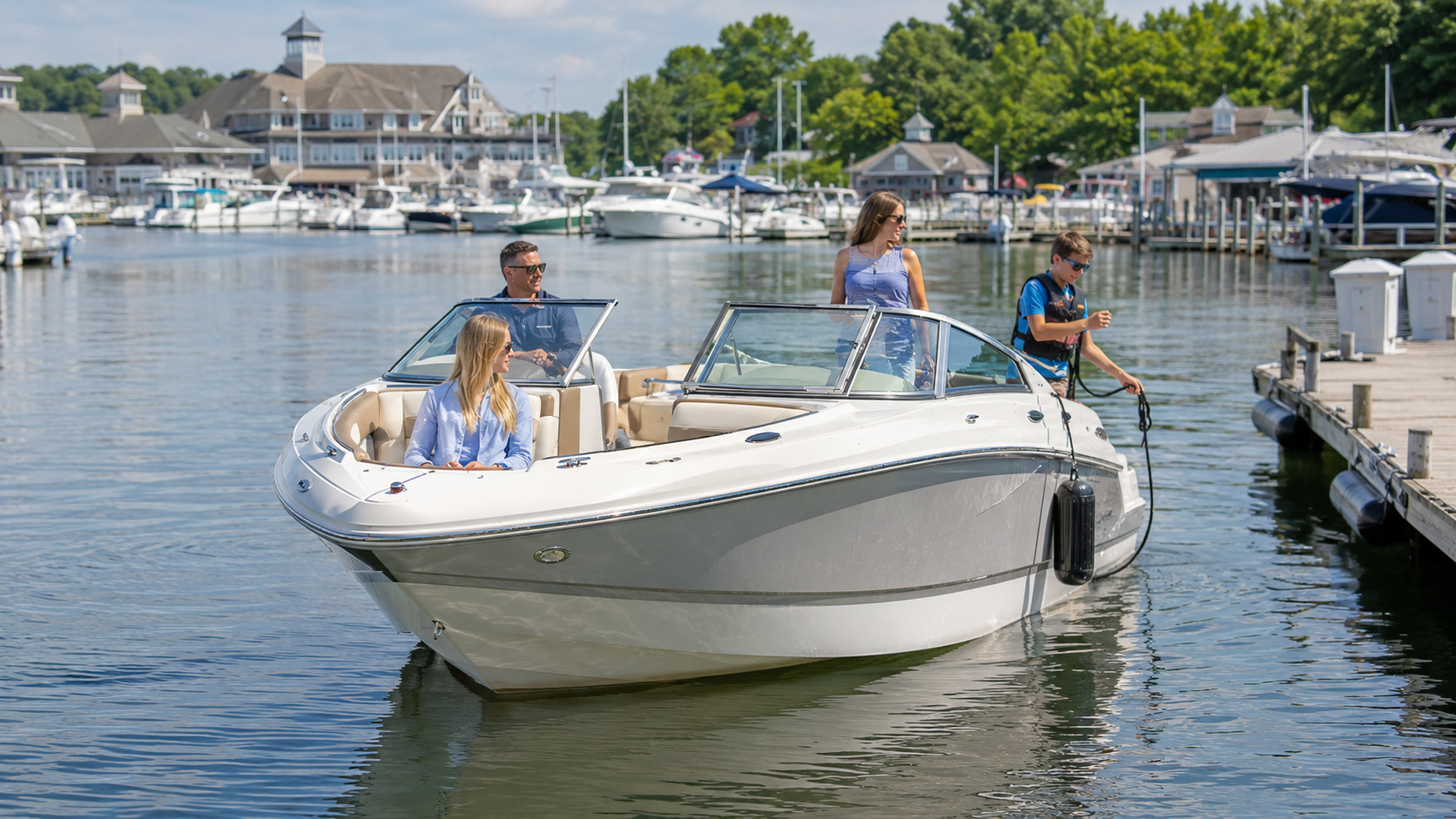 four winns freedom series marina arrival 10