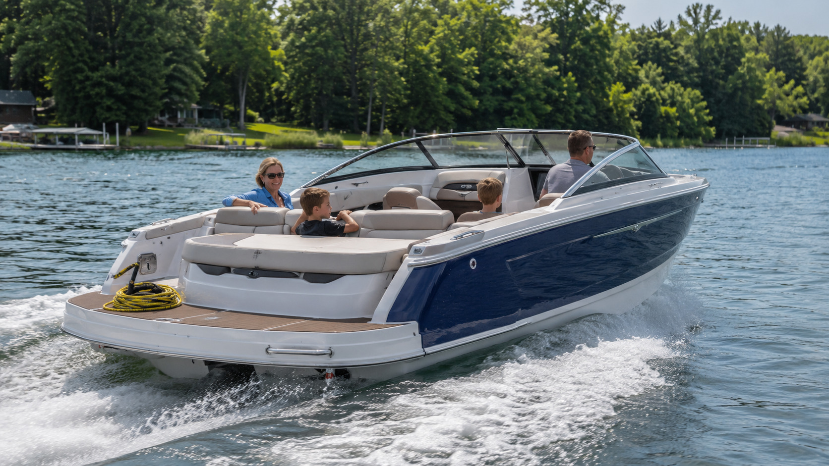 four winns freedom series watersports ready angle 08