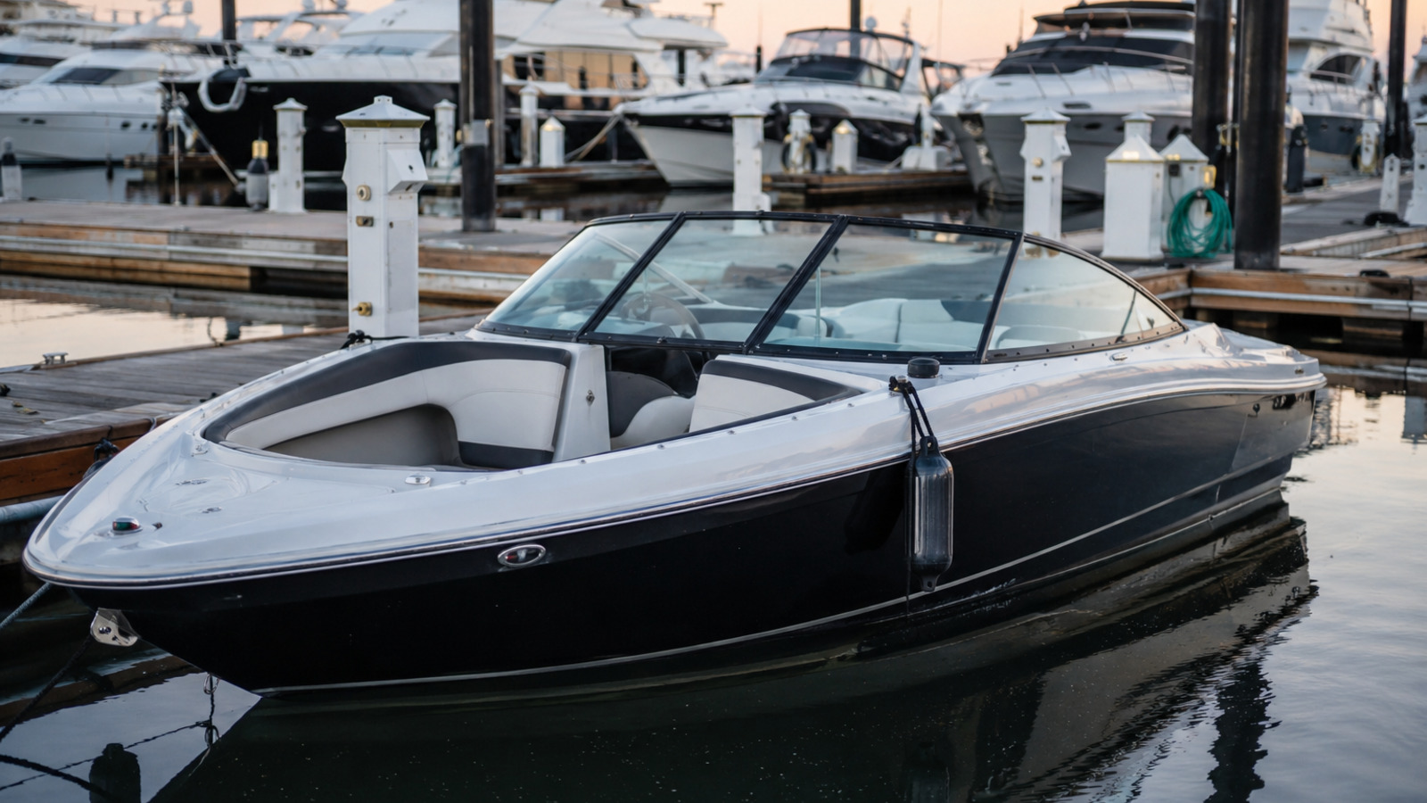 four winns h1 marina evening 18