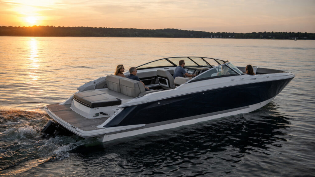 four winns h33 sunset cruise 14