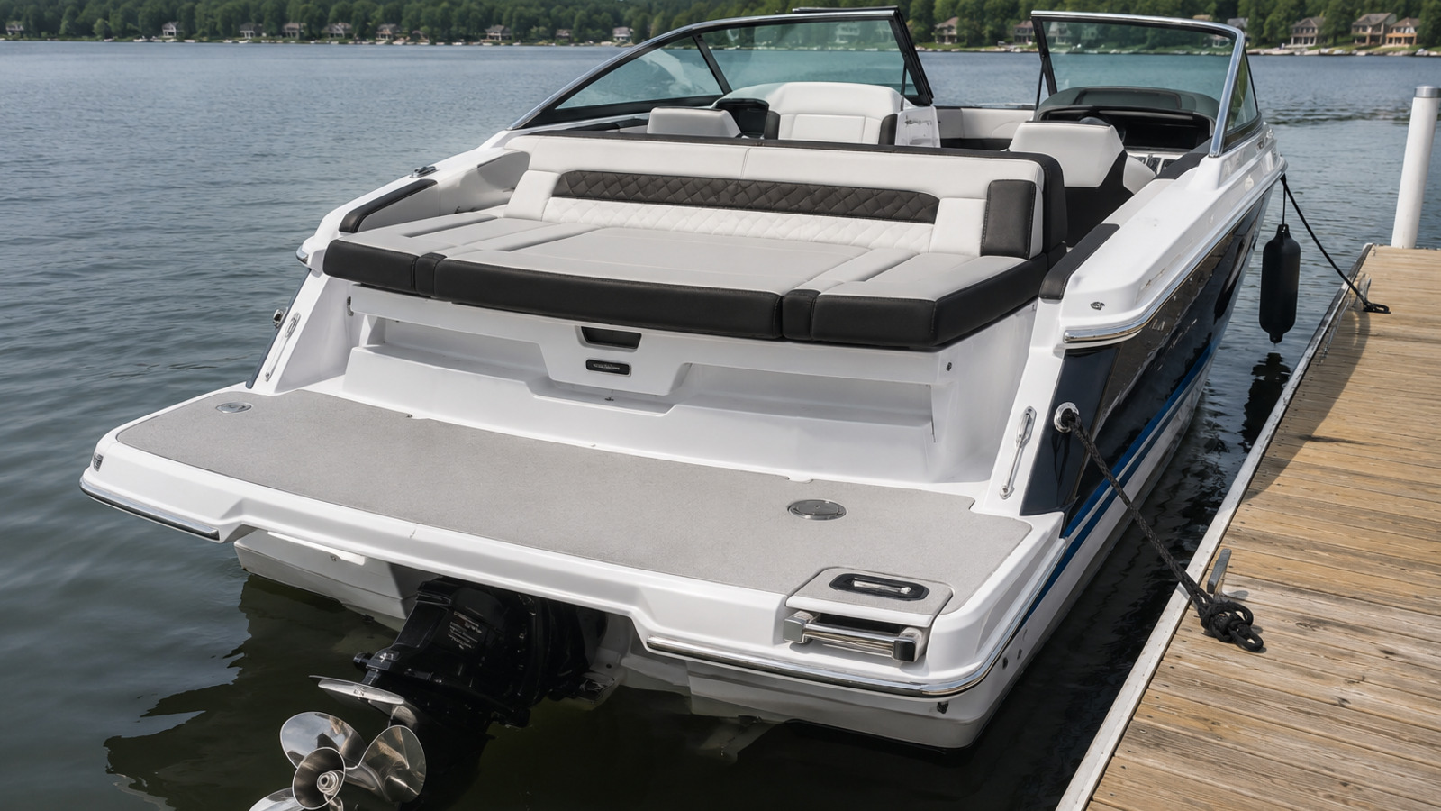 four winns h4 stern swim platform 09