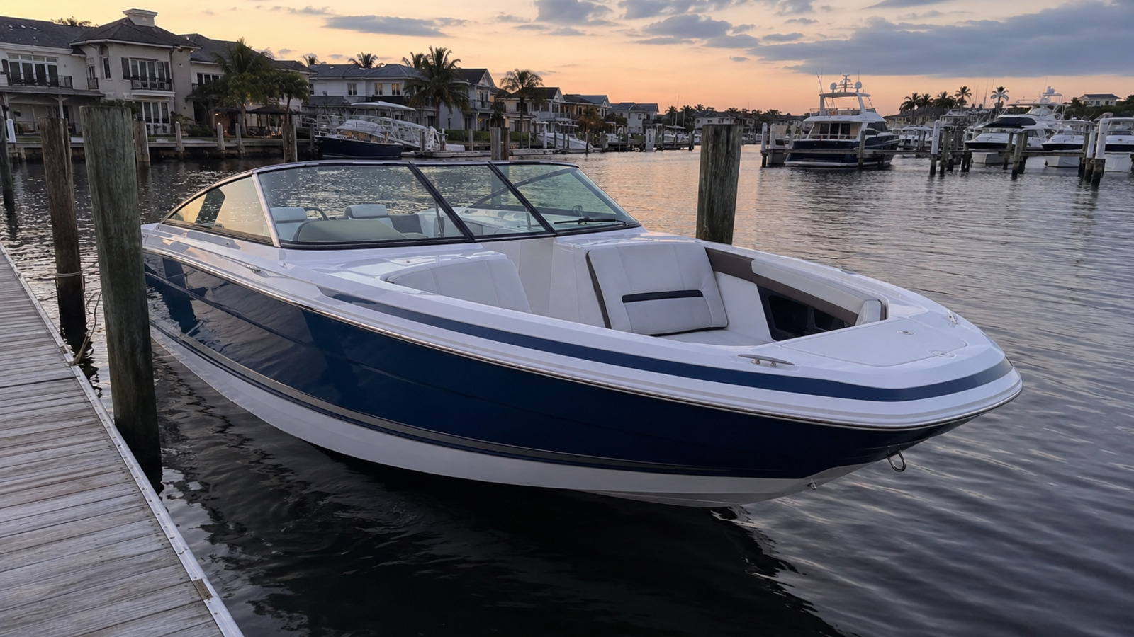 four winns h6 marina evening 18