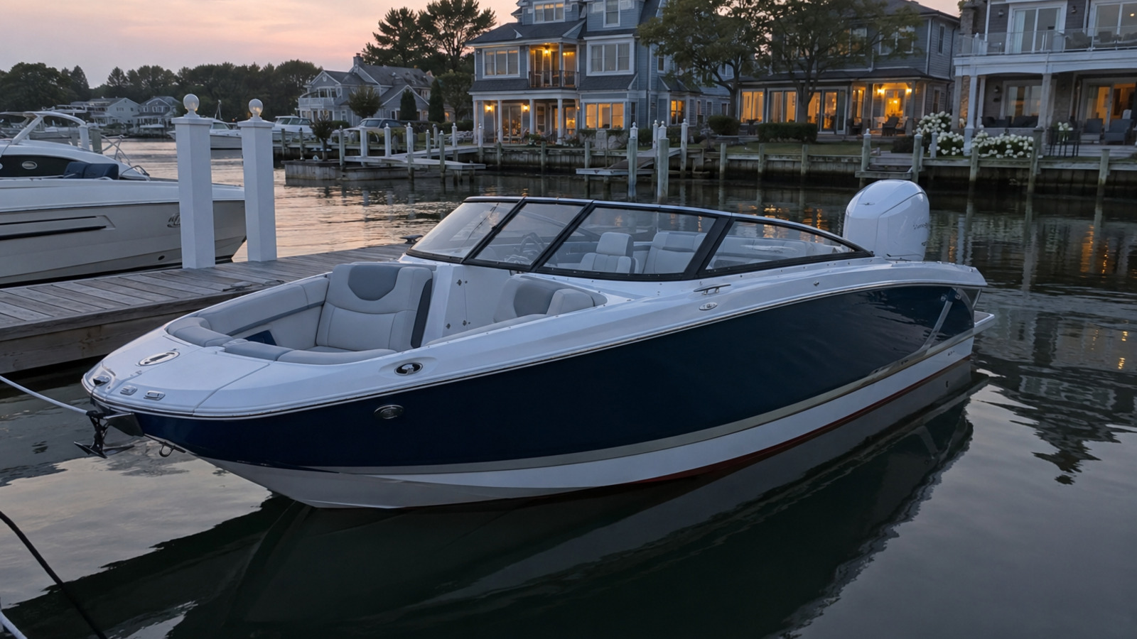 four winns h6 ob marina evening 18