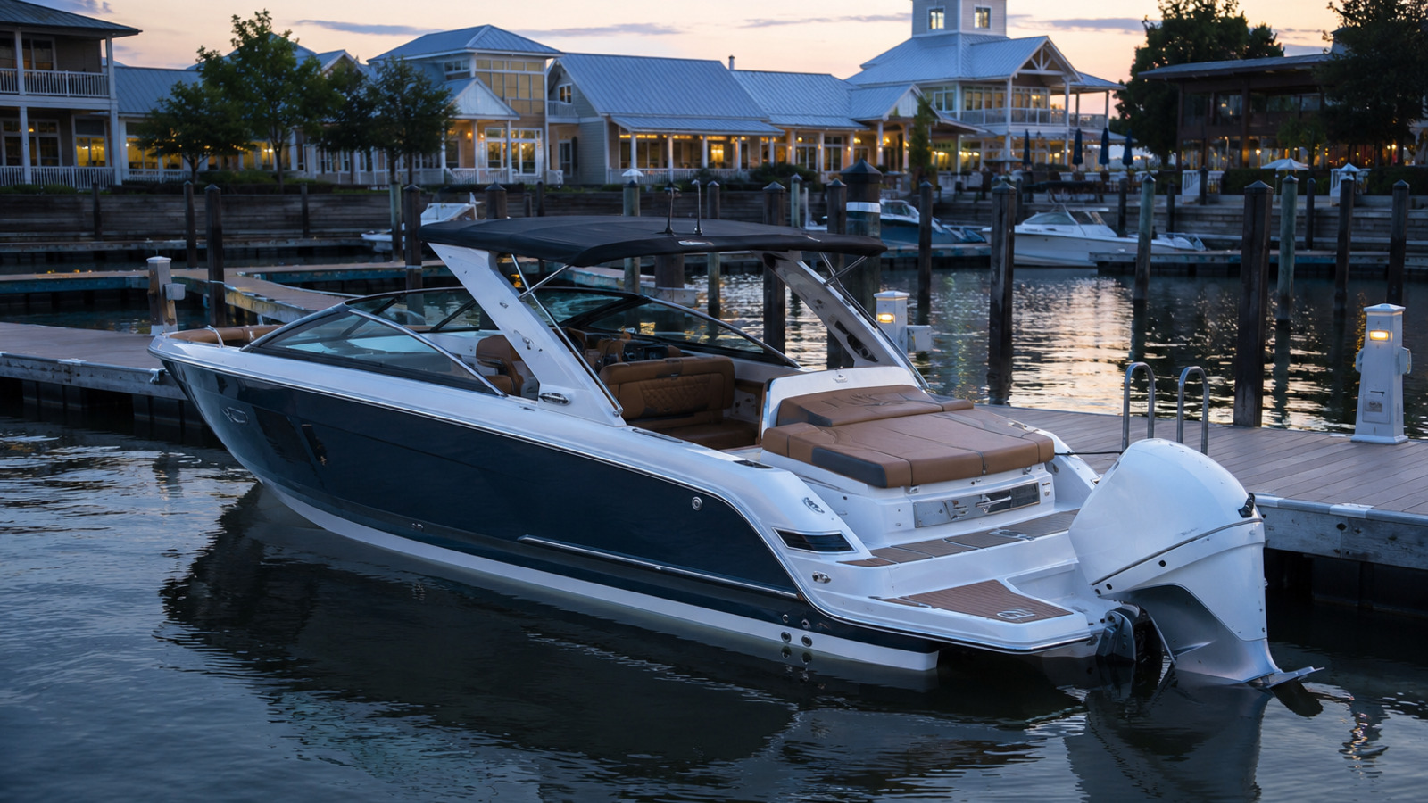 four winns h9 ob marina evening 18