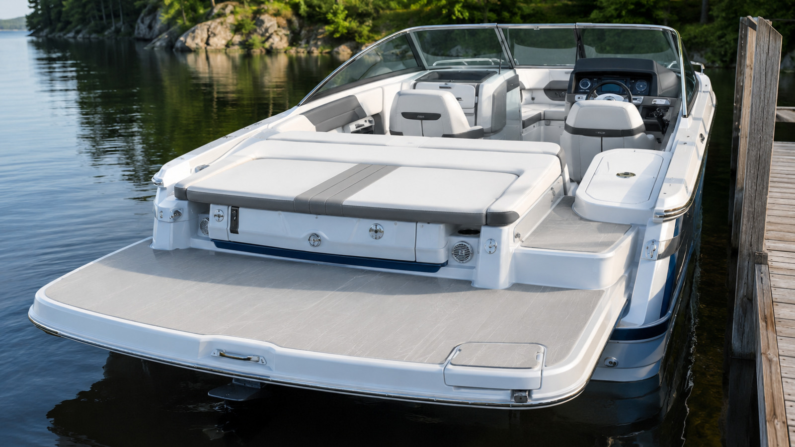 four winns h9 stern swim platform 09