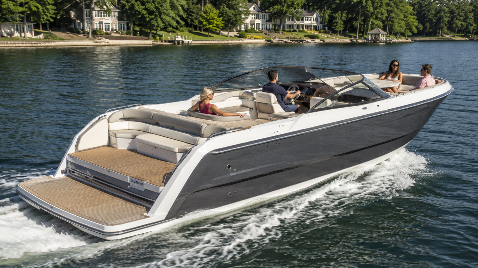 four winns hd series hd8 hero exterior underway 01
