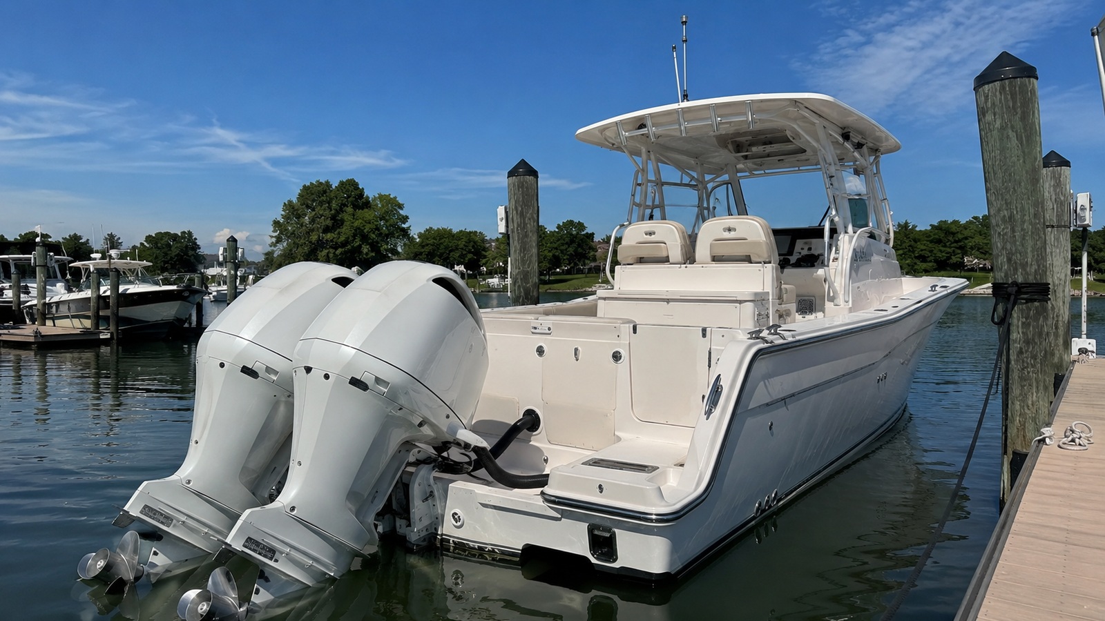 grady white canyon series canyon 306 transom engine angle 08