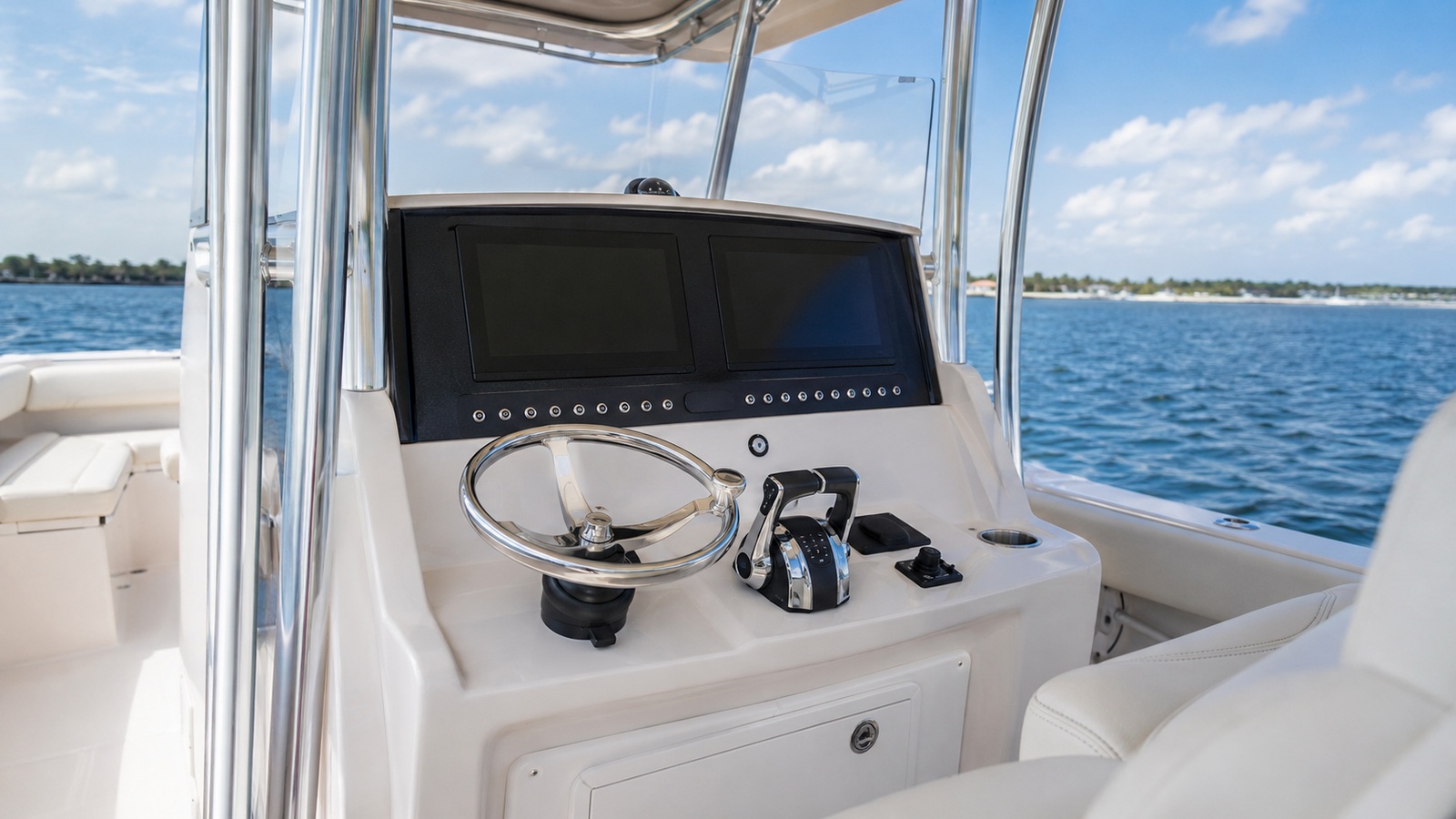 grady white canyon series canyon 326 helm detail 09