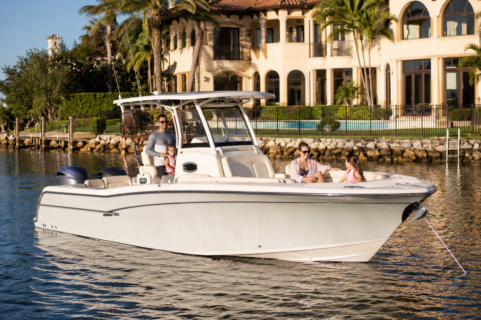 grady white canyon series family cruising 14