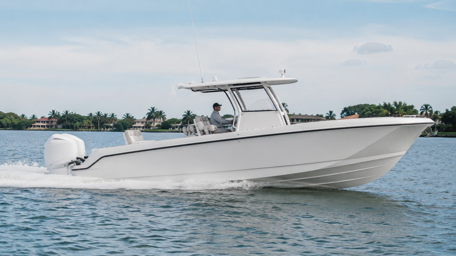 grady white coastal explorers 251 ce side profile underway 11
