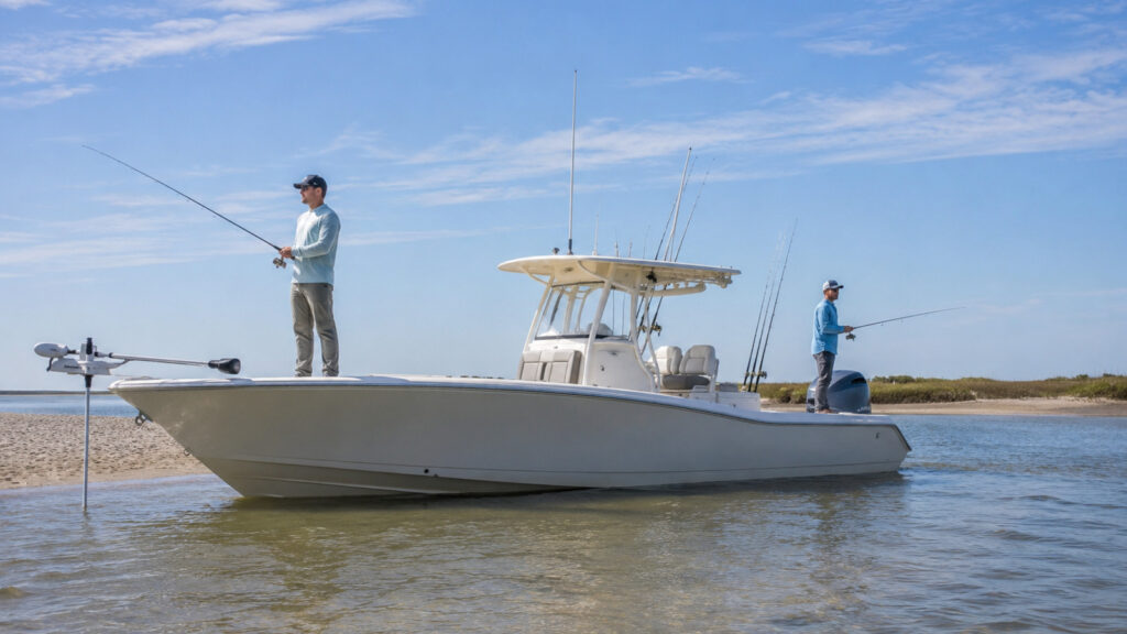 grady white coastal explorers 281 ce trolling motor fishing 15