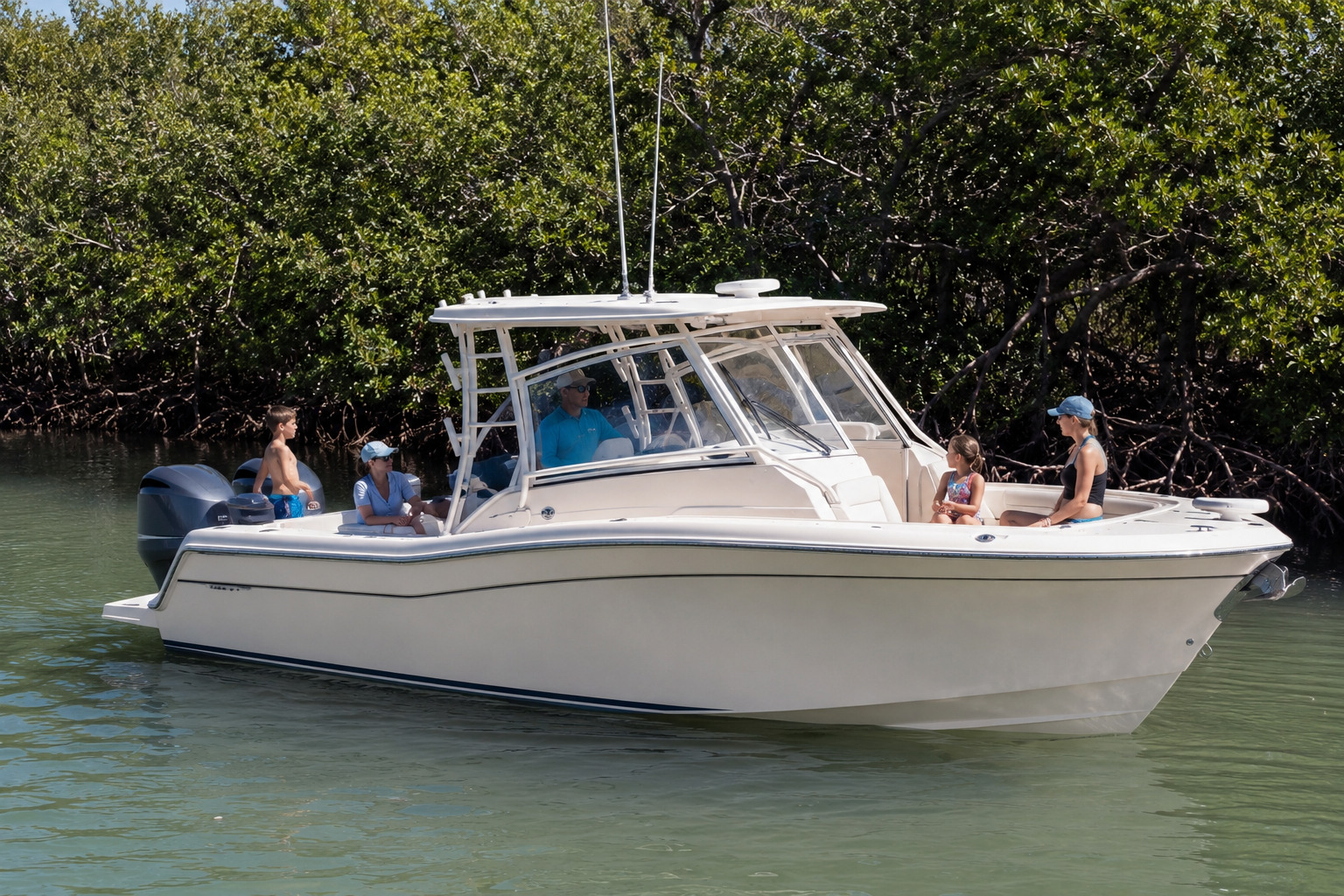 grady white coastal explorers family cruising 13