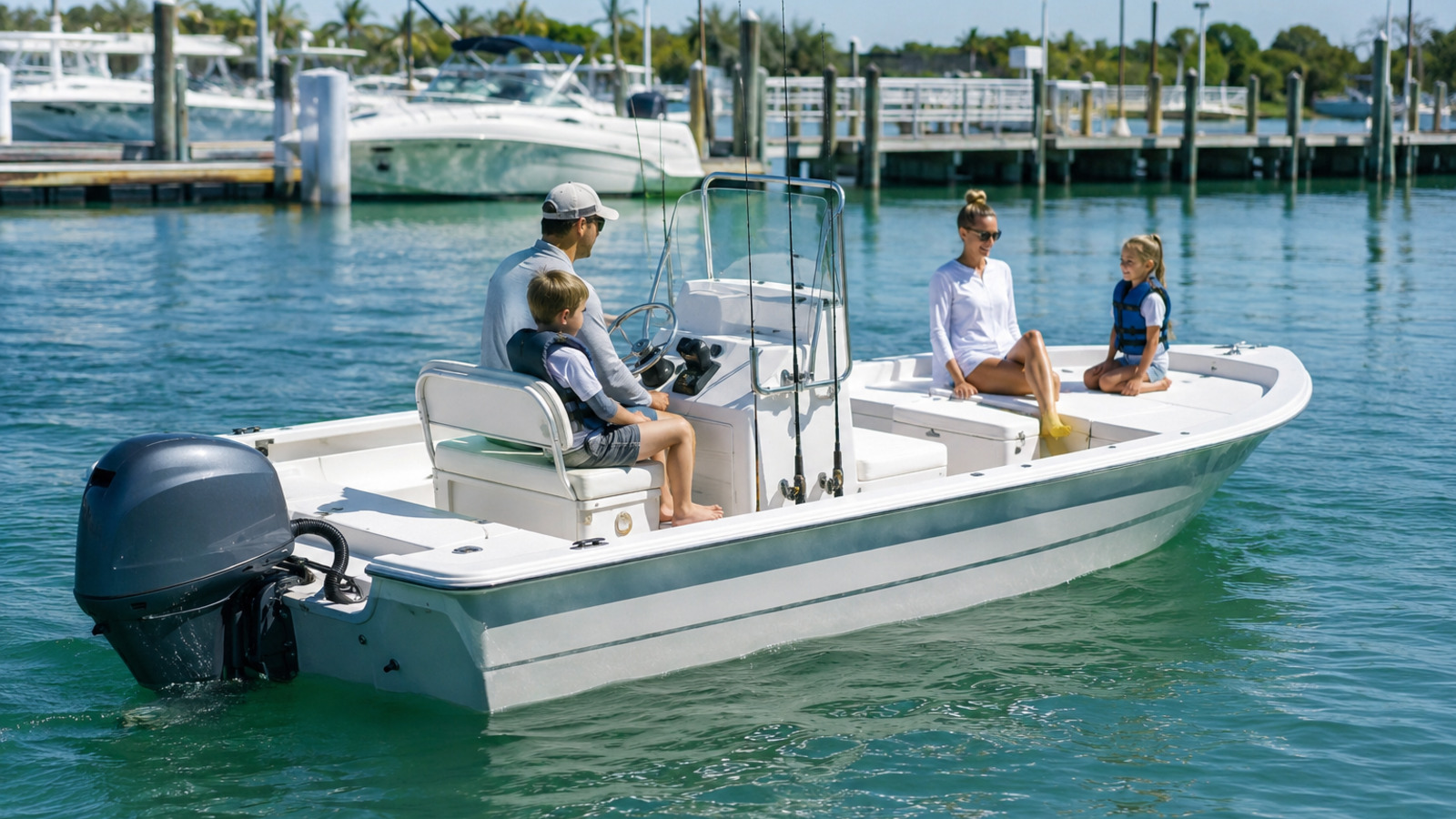 grady white fisherman series fisherman 180 family boating angle 09