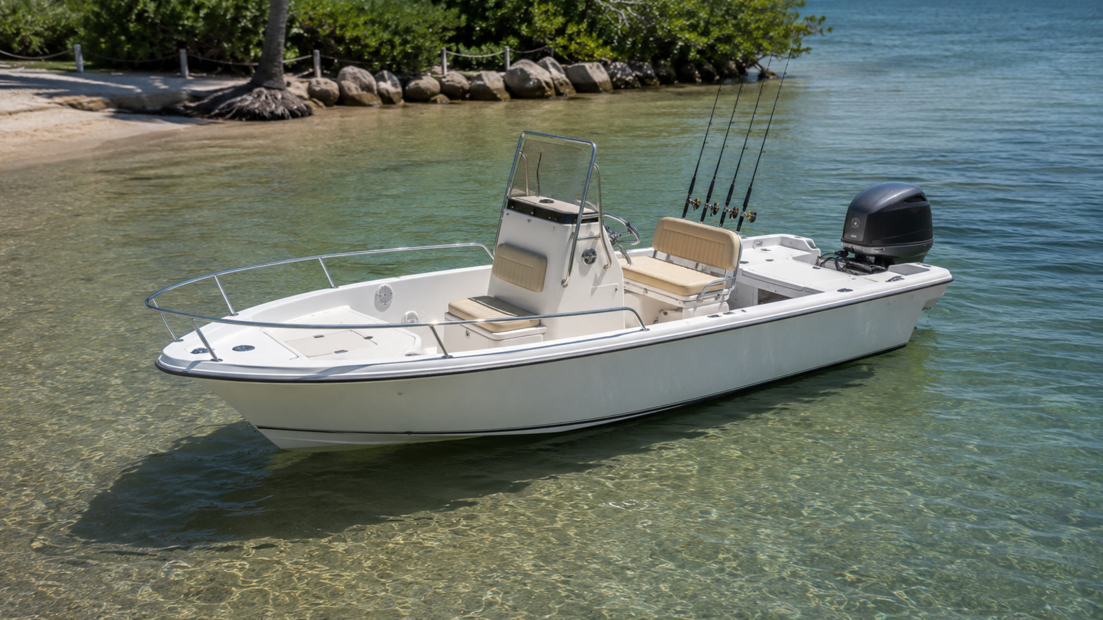 grady white fisherman series fisherman 216 shallow water idle 18