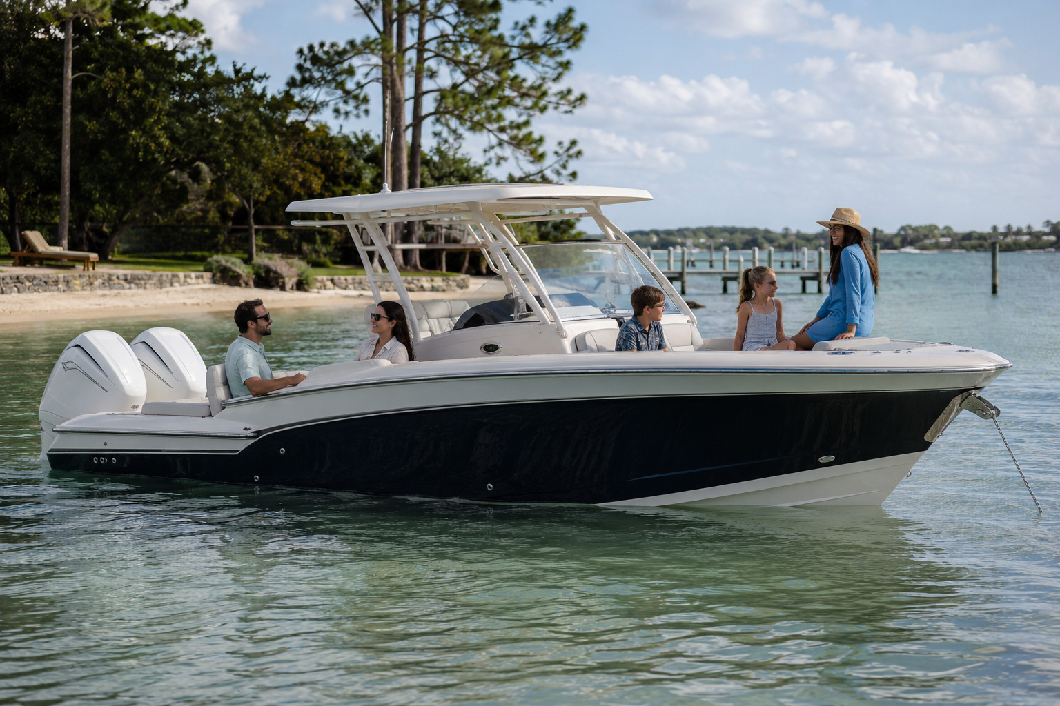 grady white freedom series family cruising 20