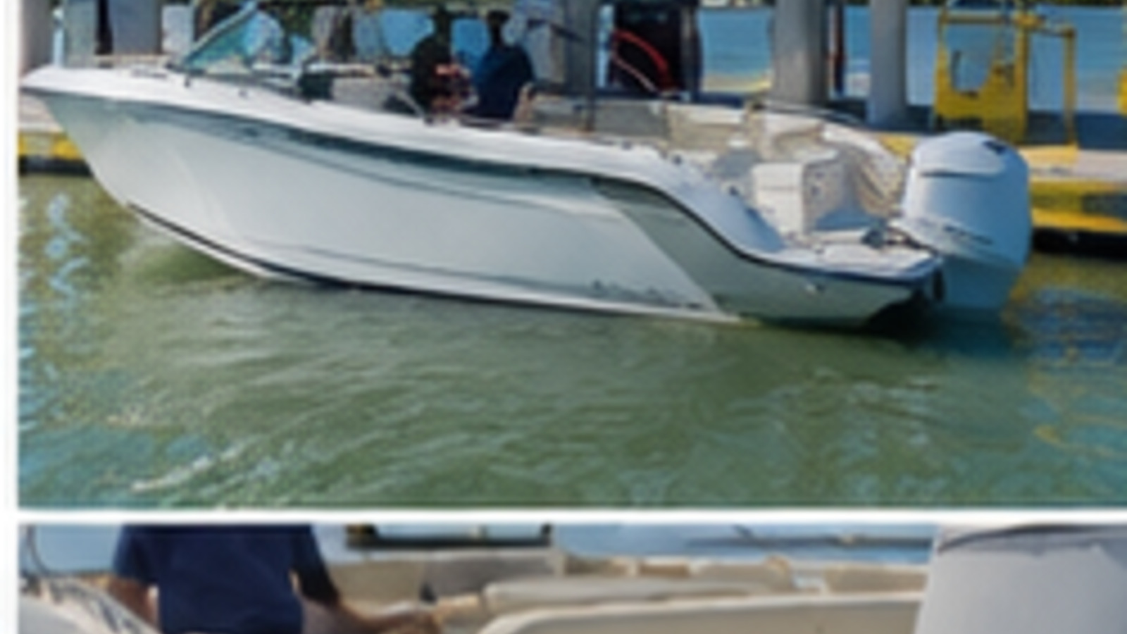 grady white freedom series freedom 255 bow on dockside 20