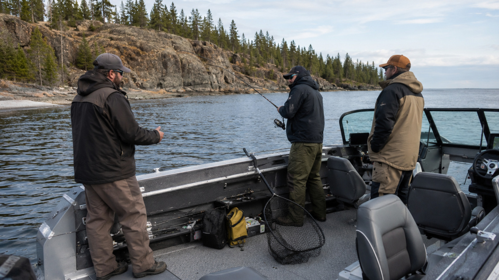 lund alaskan 2075 alaskan fishing guide angle 17