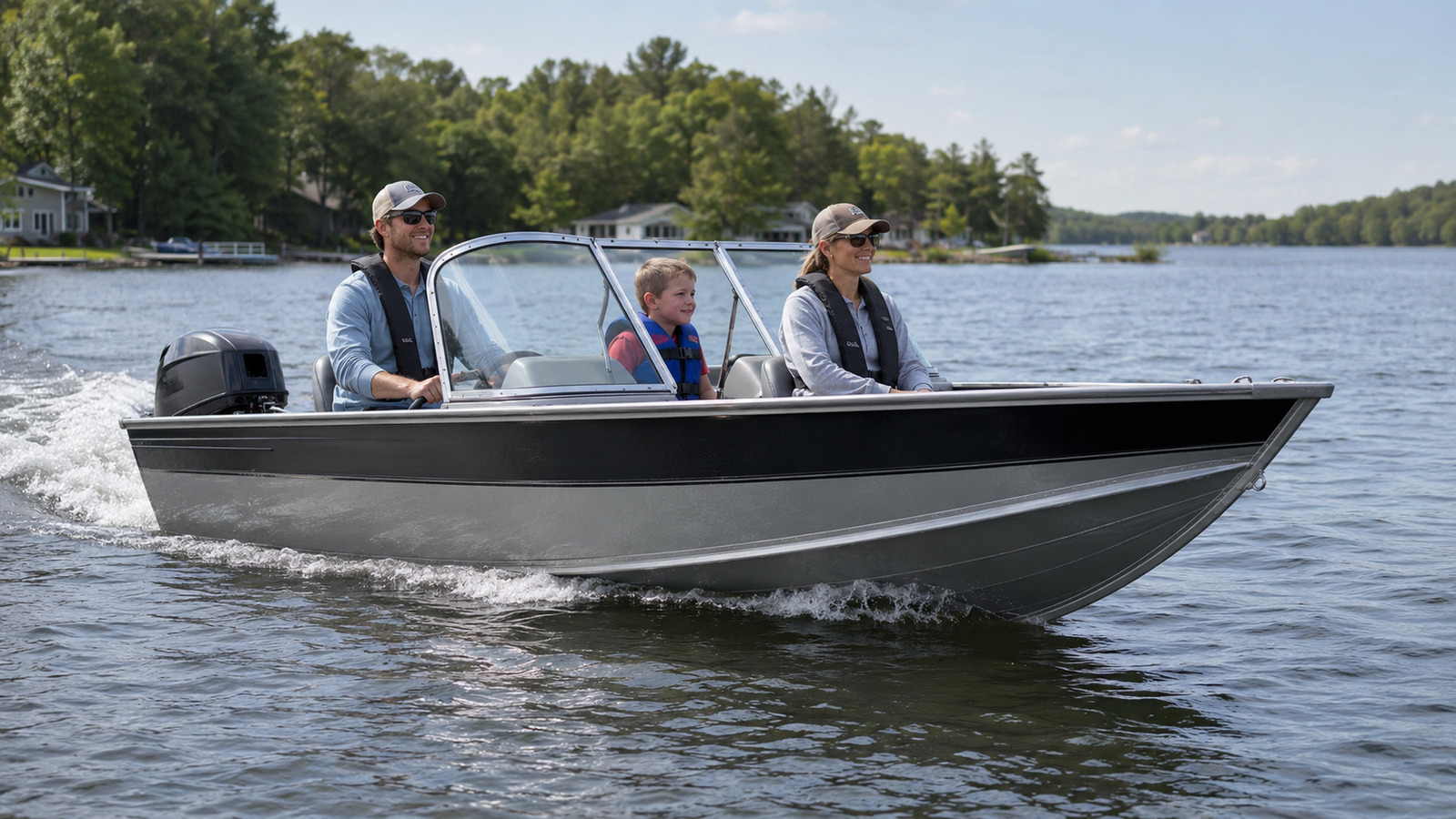 lund angler 1650 family cruising 24