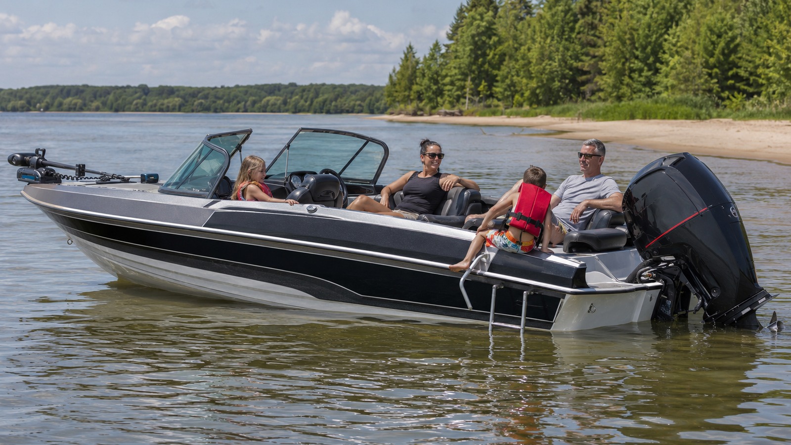 lund impact xs 1775 impact xs anchored sandbar 18