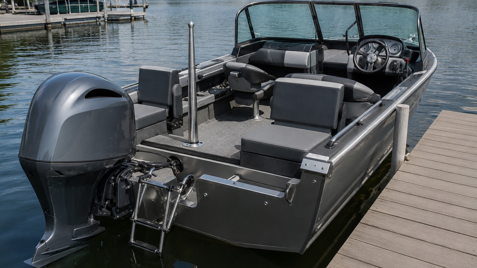lund impact xs 1775 impact xs stern quarter dock 20