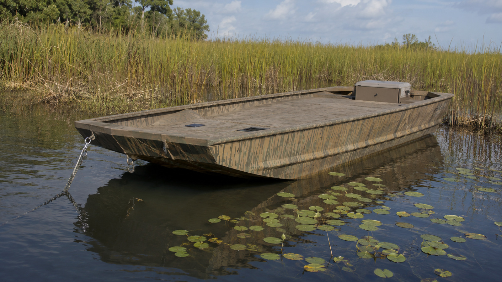 lund predator 1660 predator backwater anchored 15