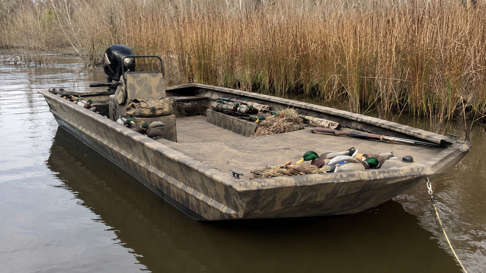 lund predator 2070 predator backwater anchored 15