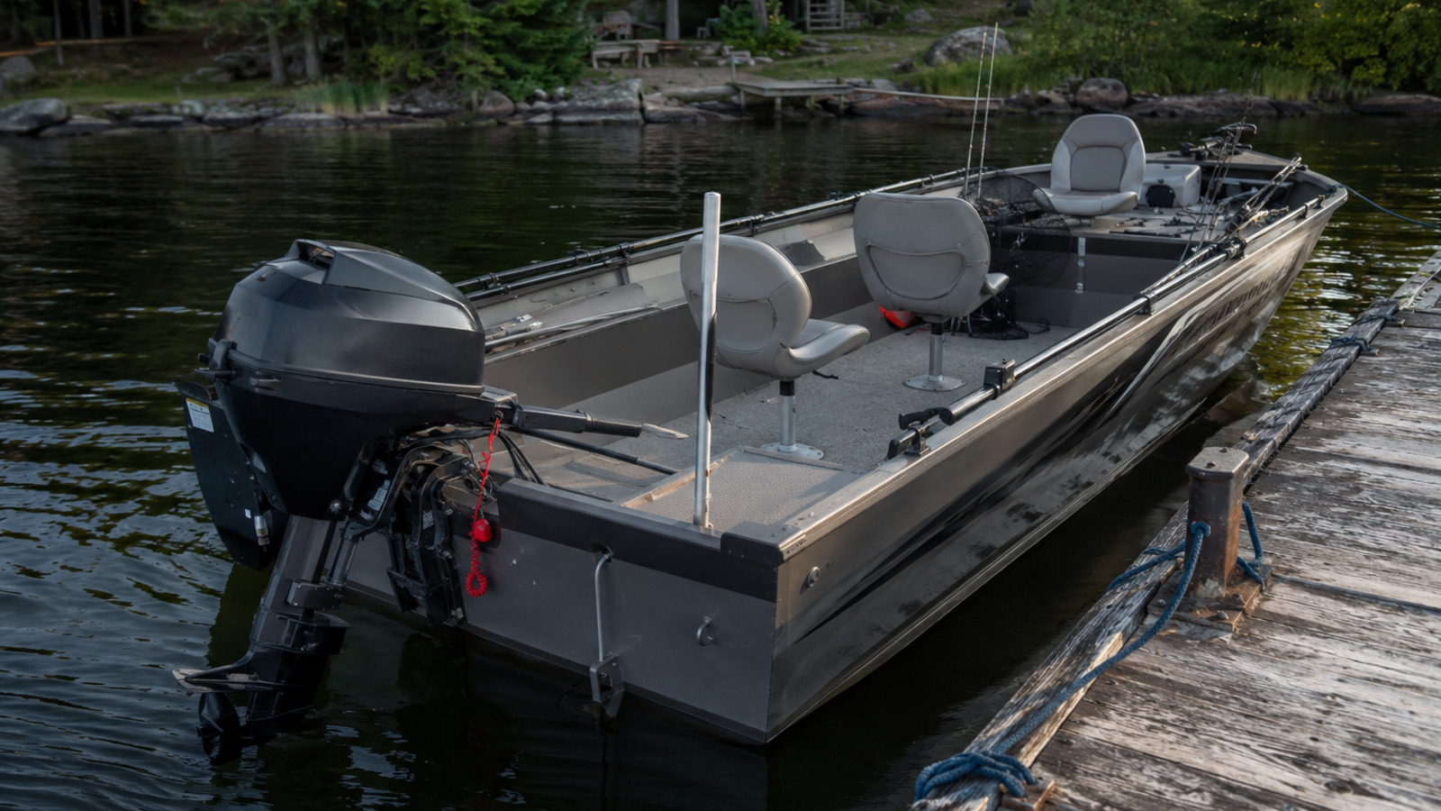 lund pro guide 2075 pro guide stern quarter dockside 23