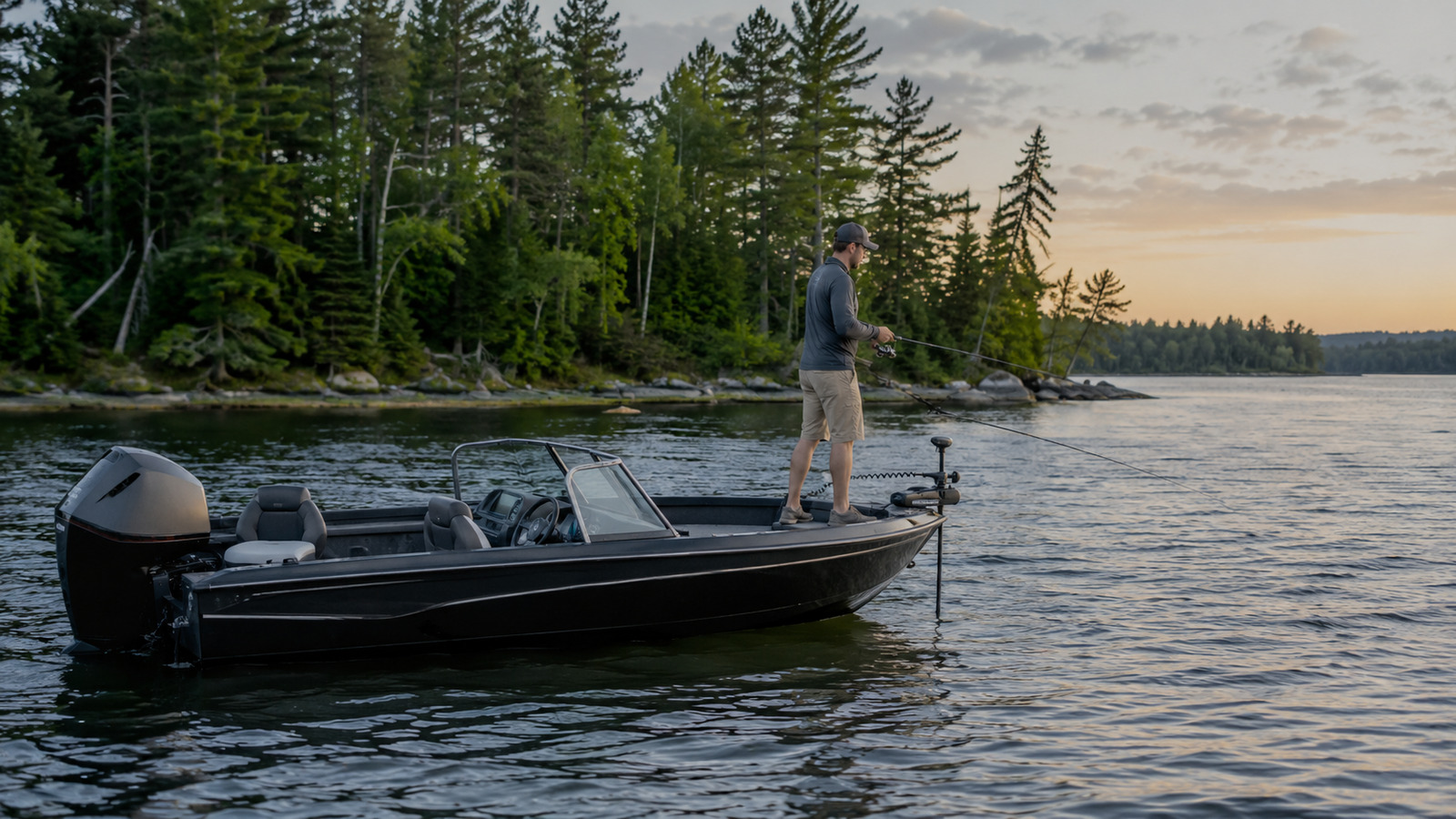 lund pro v 1875 pro v bow casting lifestyle 24