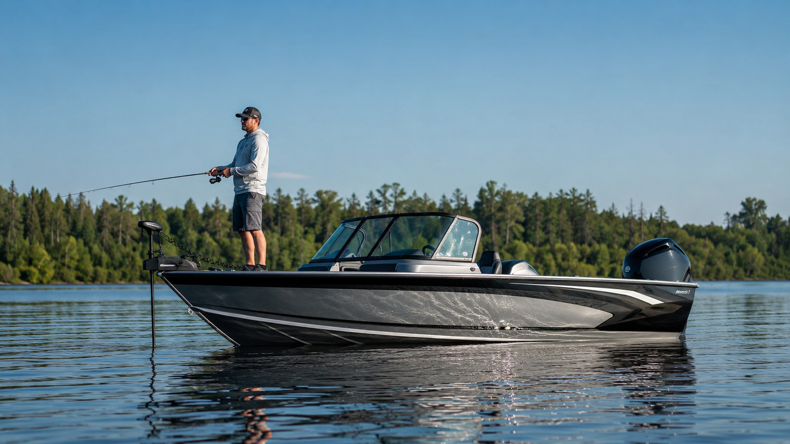 lund pro v 2075 pro v bow casting lifestyle 24