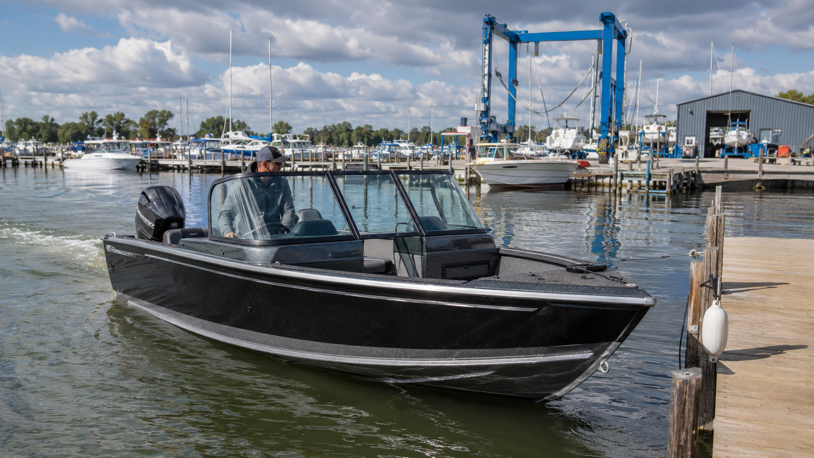 lund pro v 2175 pro v marina arrival 11