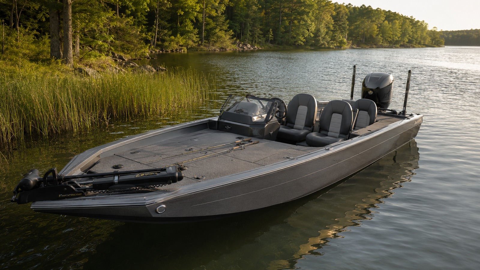 lund pro v bass xs 2075 xs quiet cove anchored 17