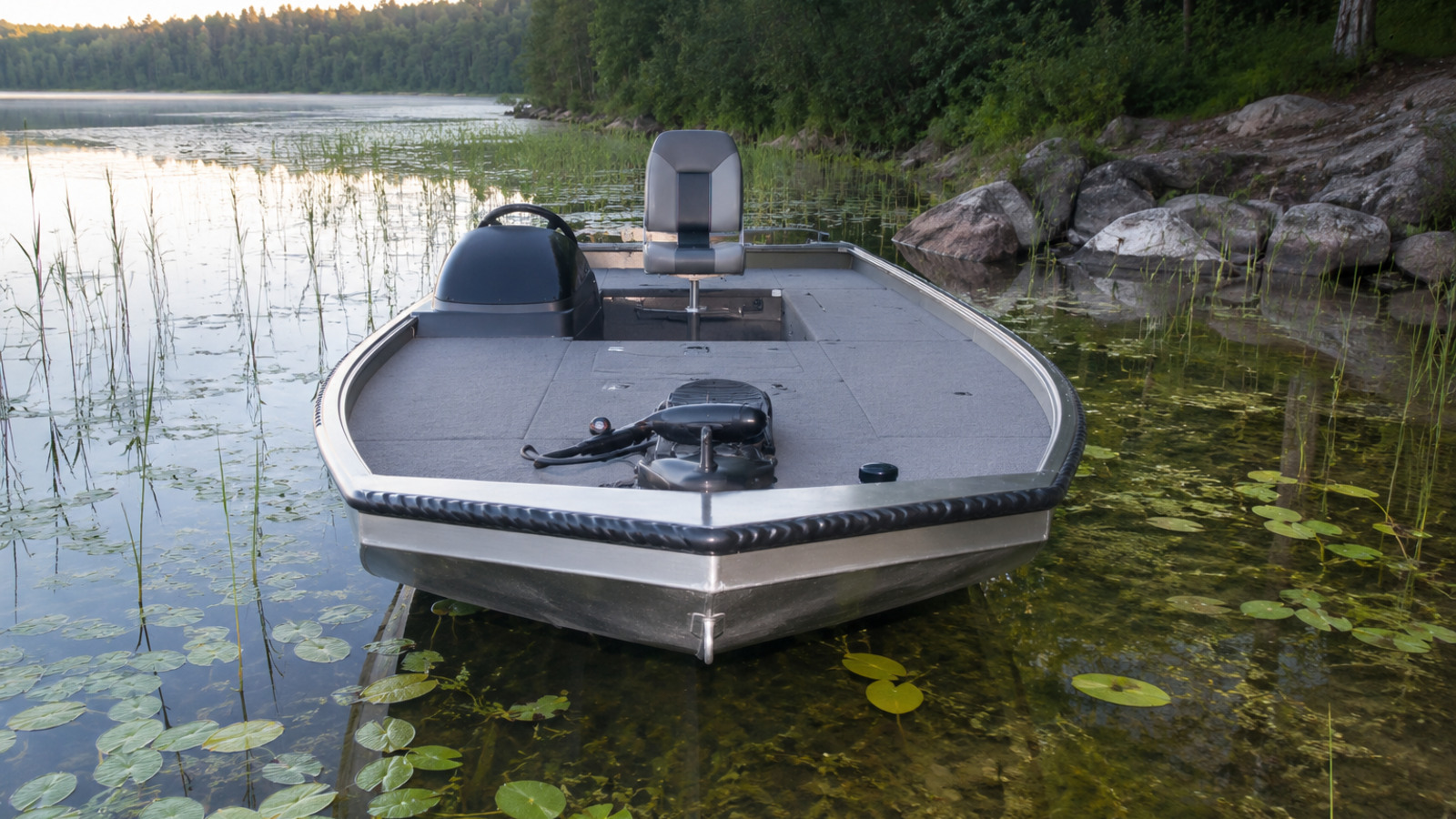 lund renegade 1875 renegade bow on shallow cove 12