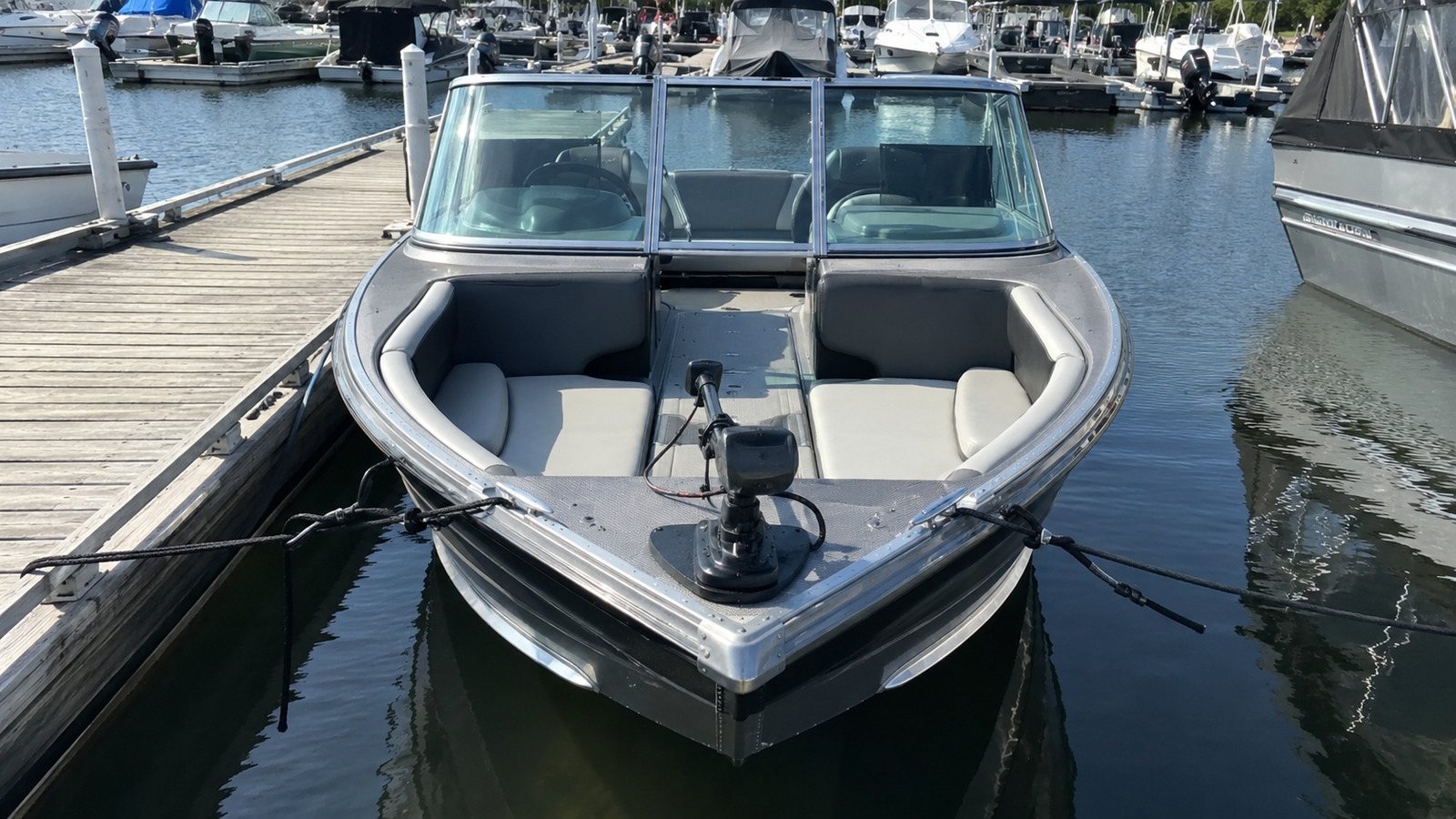 lund tyee 1975 tyee bow on dockside 21
