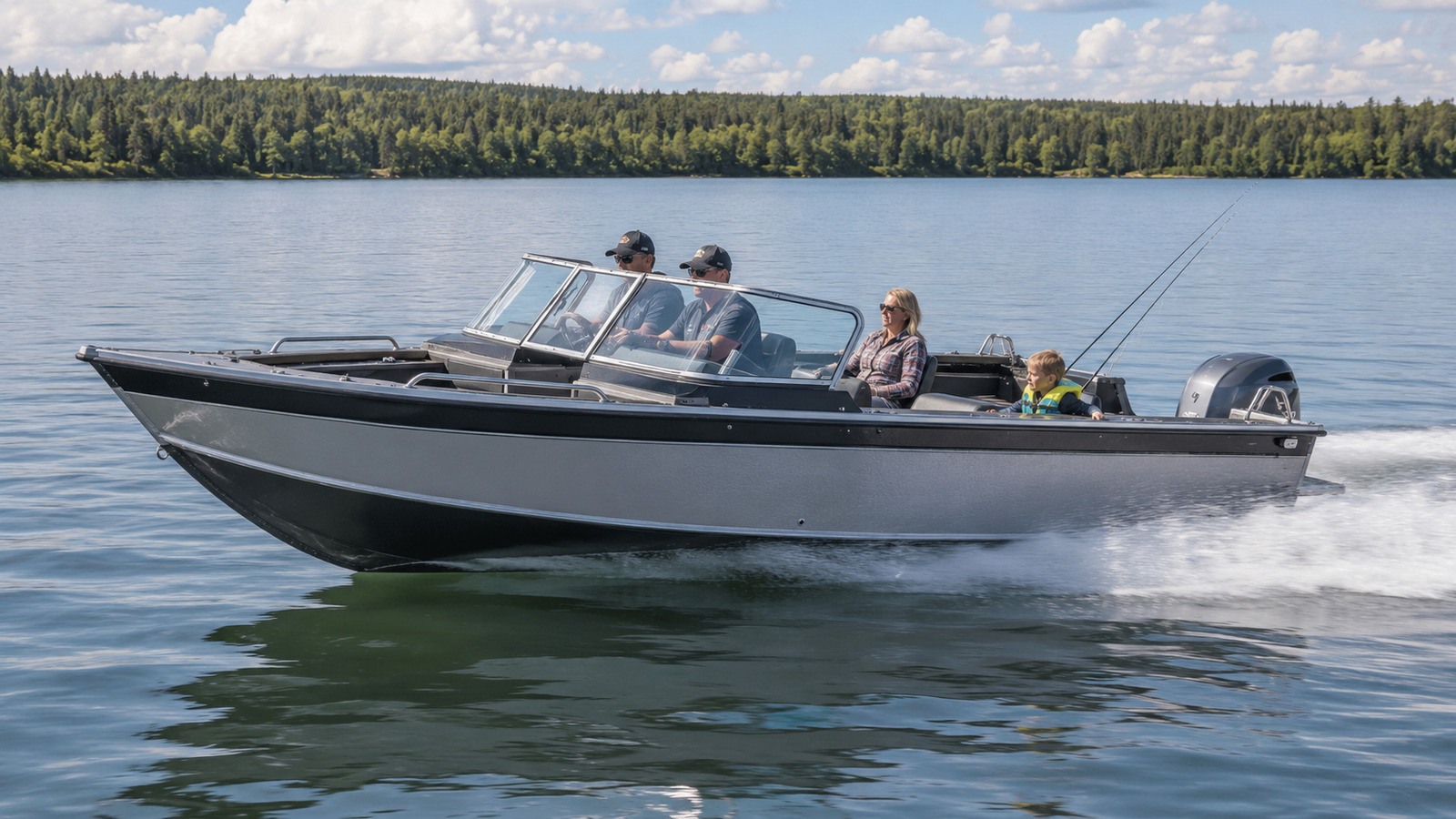lund tyee 2075 tyee port quarter running 20