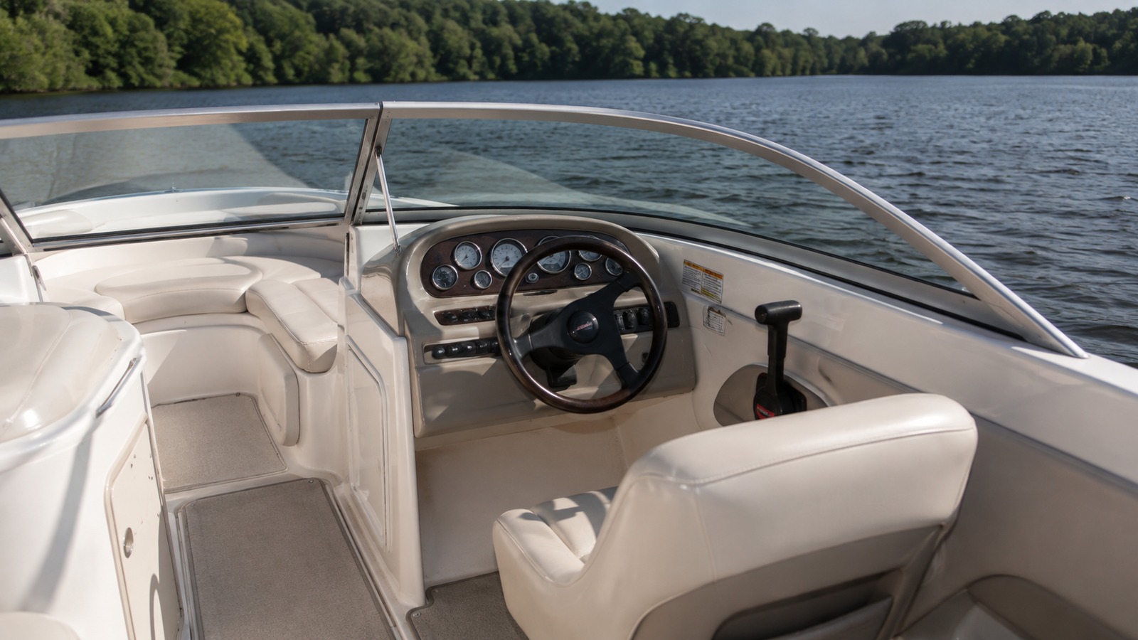 sea ray 175 sport helm detail 01