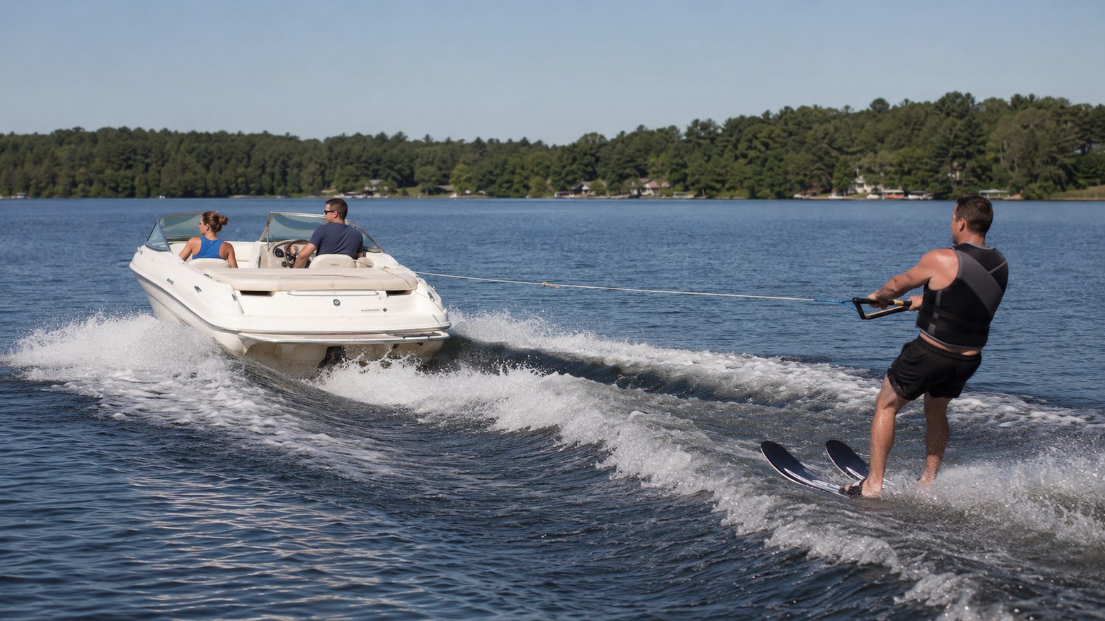 sea ray 175 sport waterskiing lifestyle 01