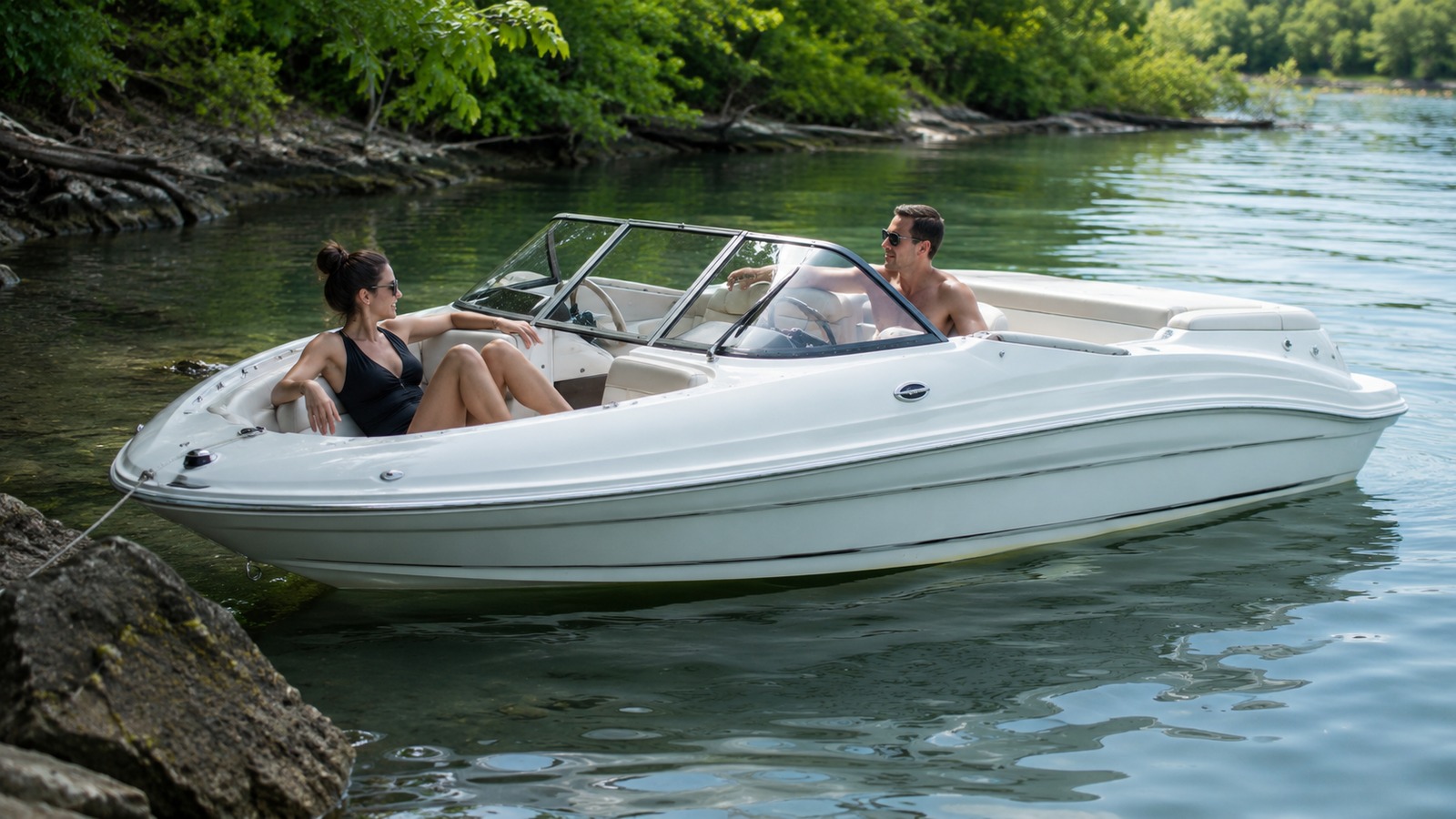 sea ray 180 sport anchored cove 01