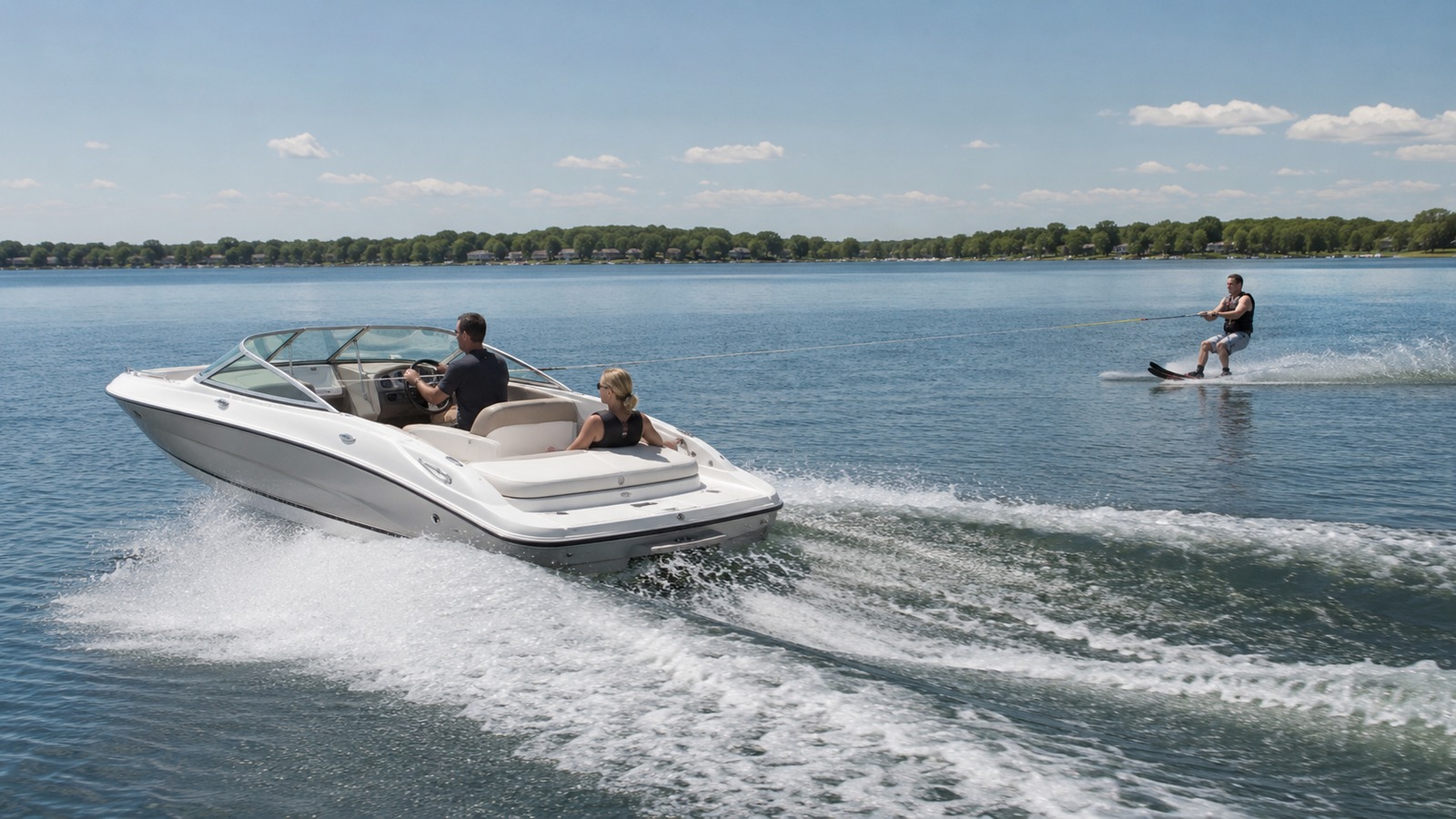 sea ray 180 sport waterskiing lifestyle 01