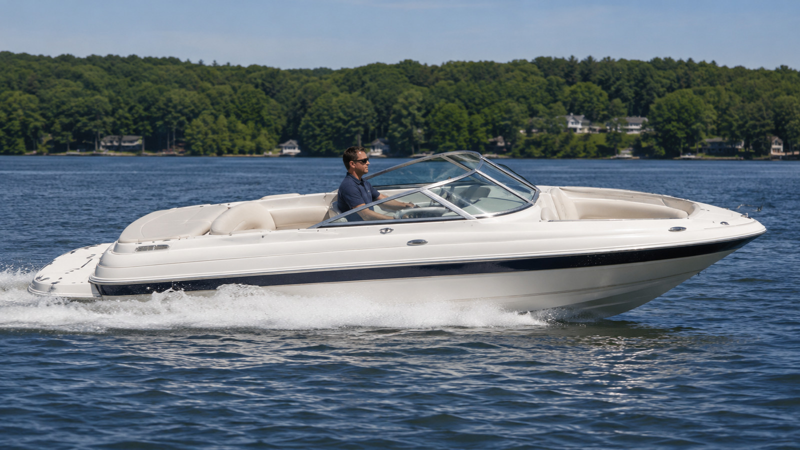 sea ray 200 select side profile running 04