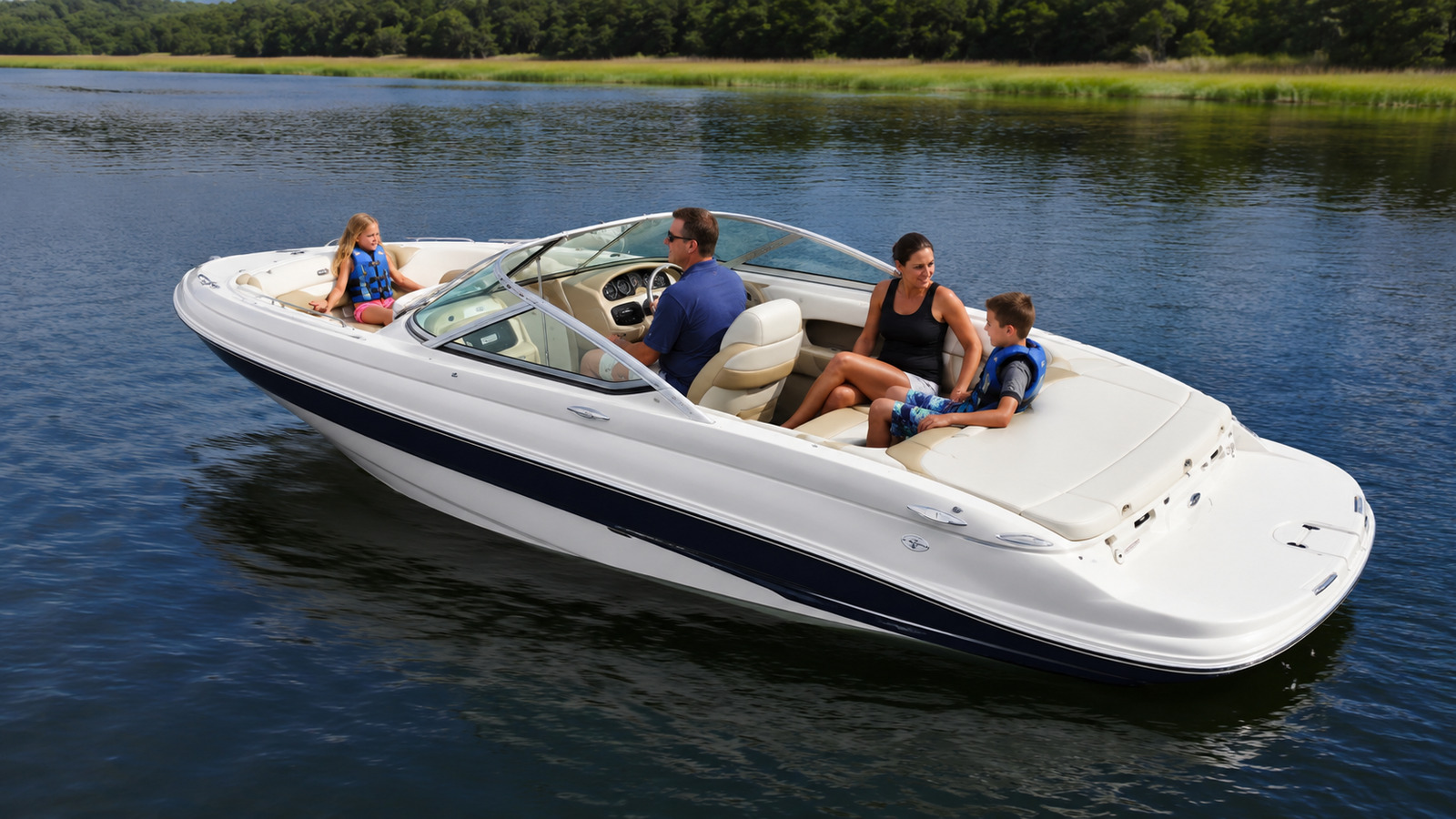 sea ray 200 sundeck family cockpit 08