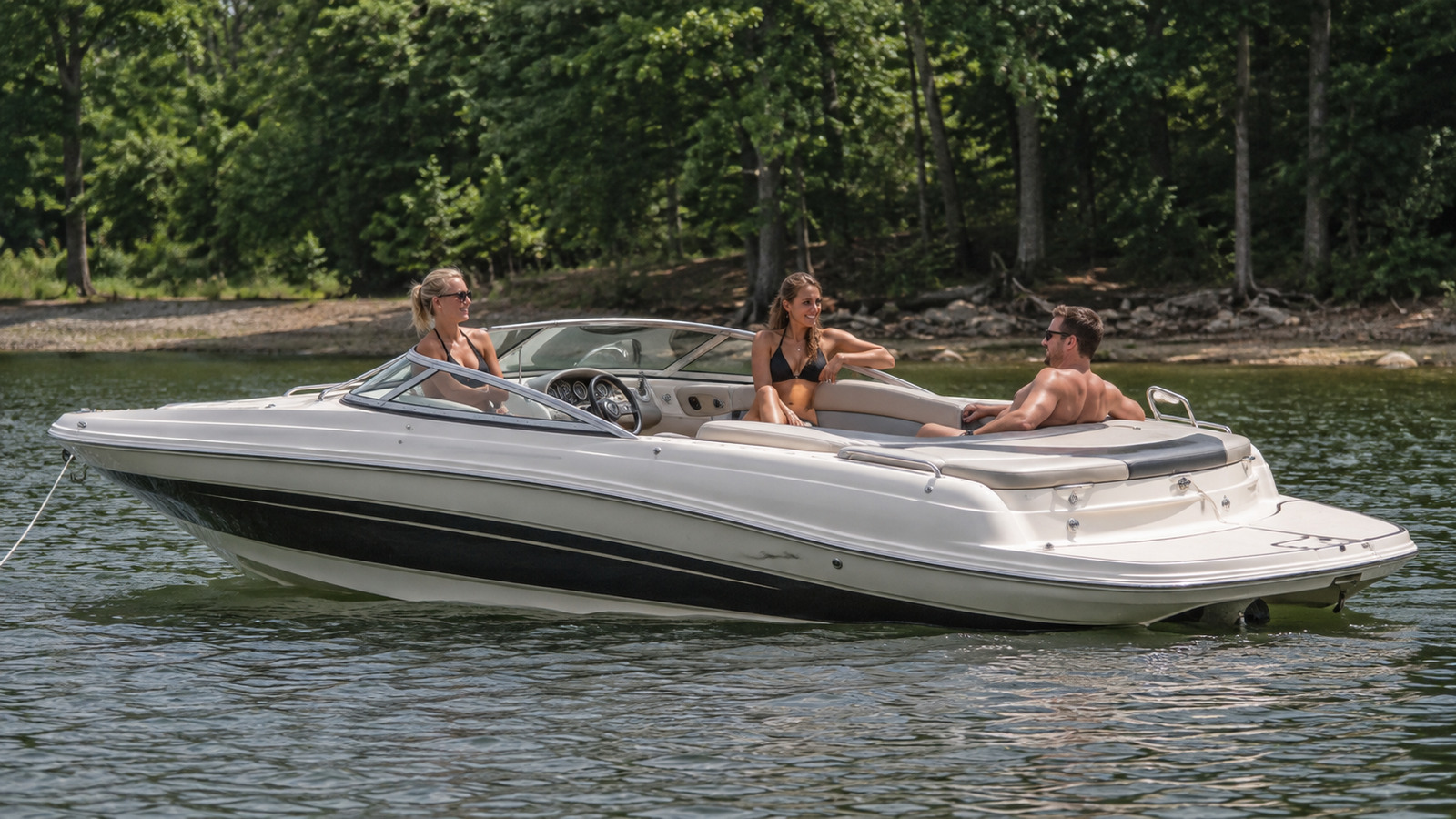 sea ray 210 sport anchored cove 01