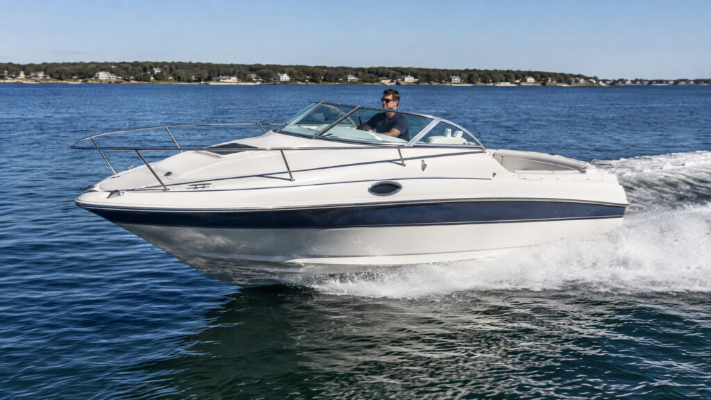 sea ray 215 weekender running hero 01