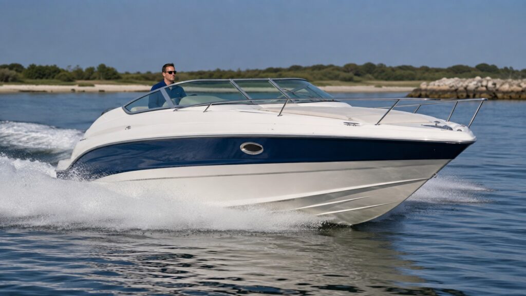sea ray 225 express cruiser running hero 01