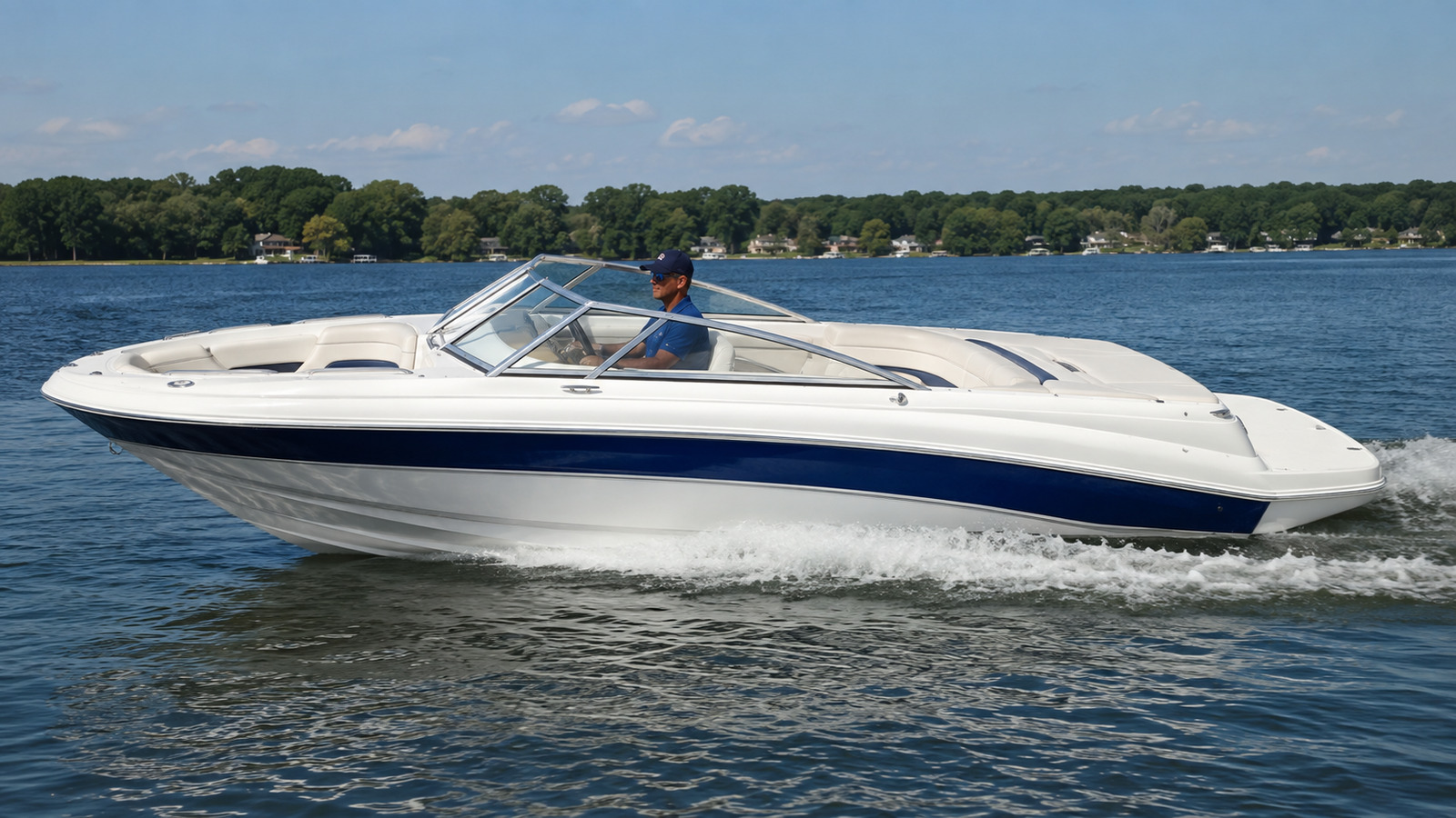 sea ray 230 select side profile running 04