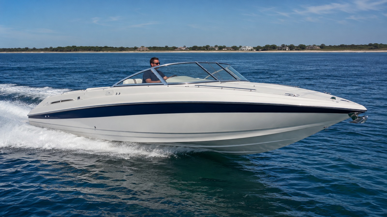 sea ray 245 express cruiser blue water running 25