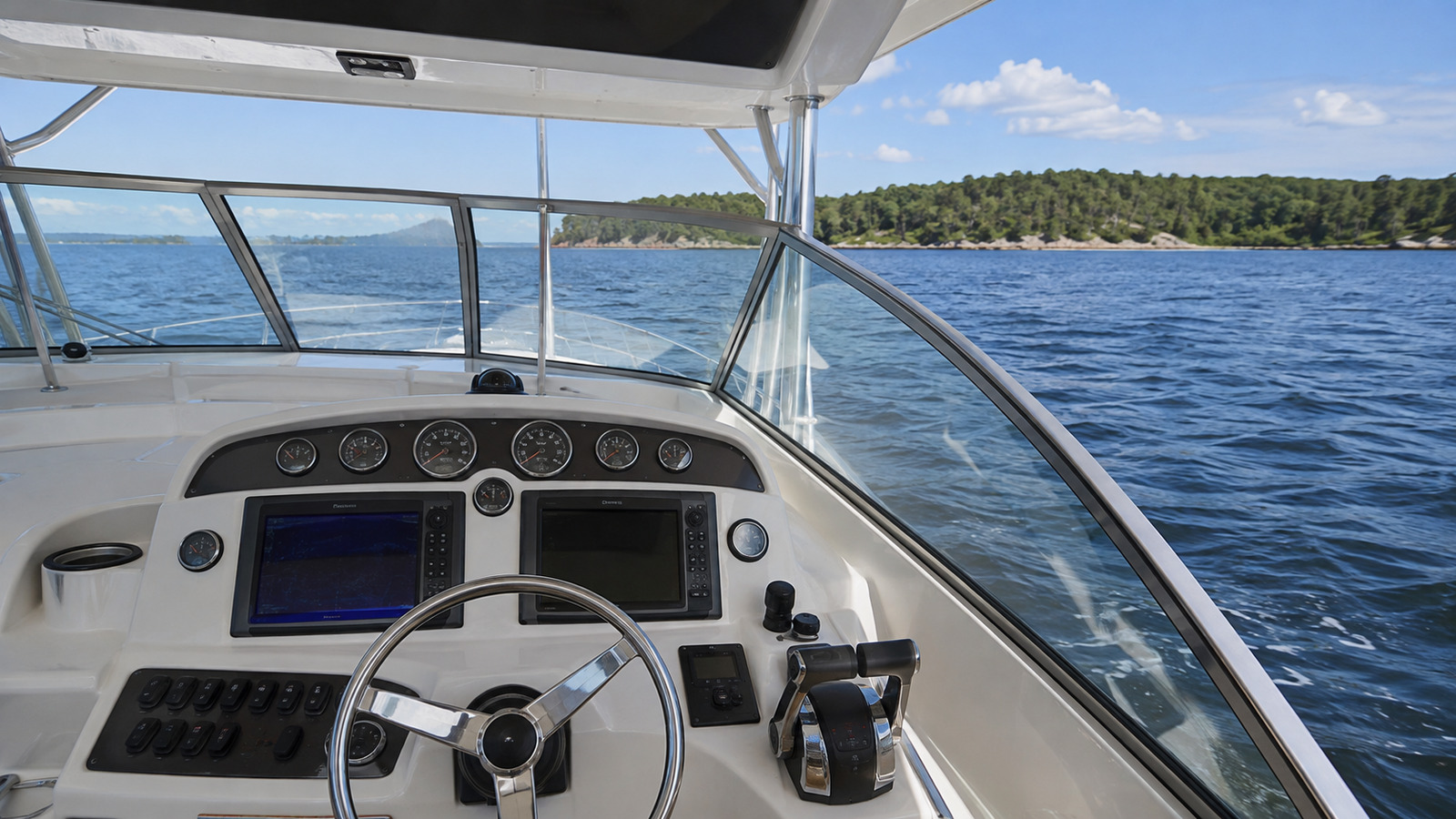 sea ray 250 amberjack helm detail 08