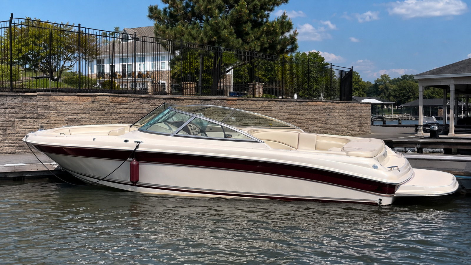 sea ray 250 select dockside profile 06