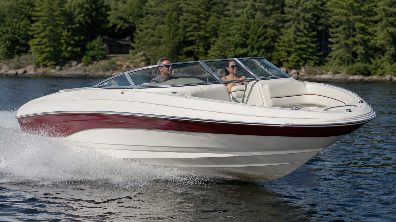 sea ray 250 select front quarter running 02