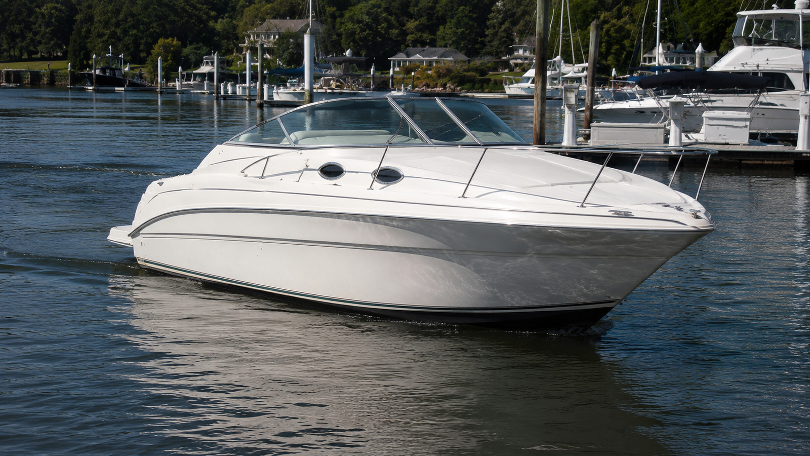 sea ray 250 weekender marina arrival 06